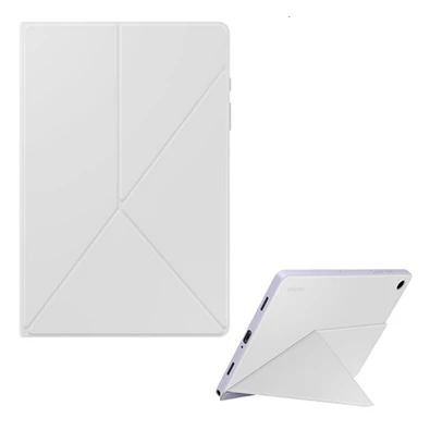 Samsung EF-BX210TWEGWW Galaxy Tab A9 Plus 5G (SM-X216) / WIFI (SM-X210) fehér bőr hatású oldalra nyíló tok