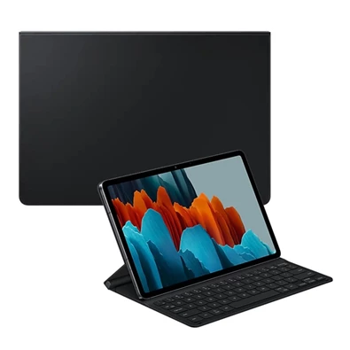 Samsung EF-DT630UBEGEU Galaxy Tab S8 LTE (SM-X706) / WIFI (SM-X700) / S7 (SM-T876) fekete bőr hatású billentyűzetes tok