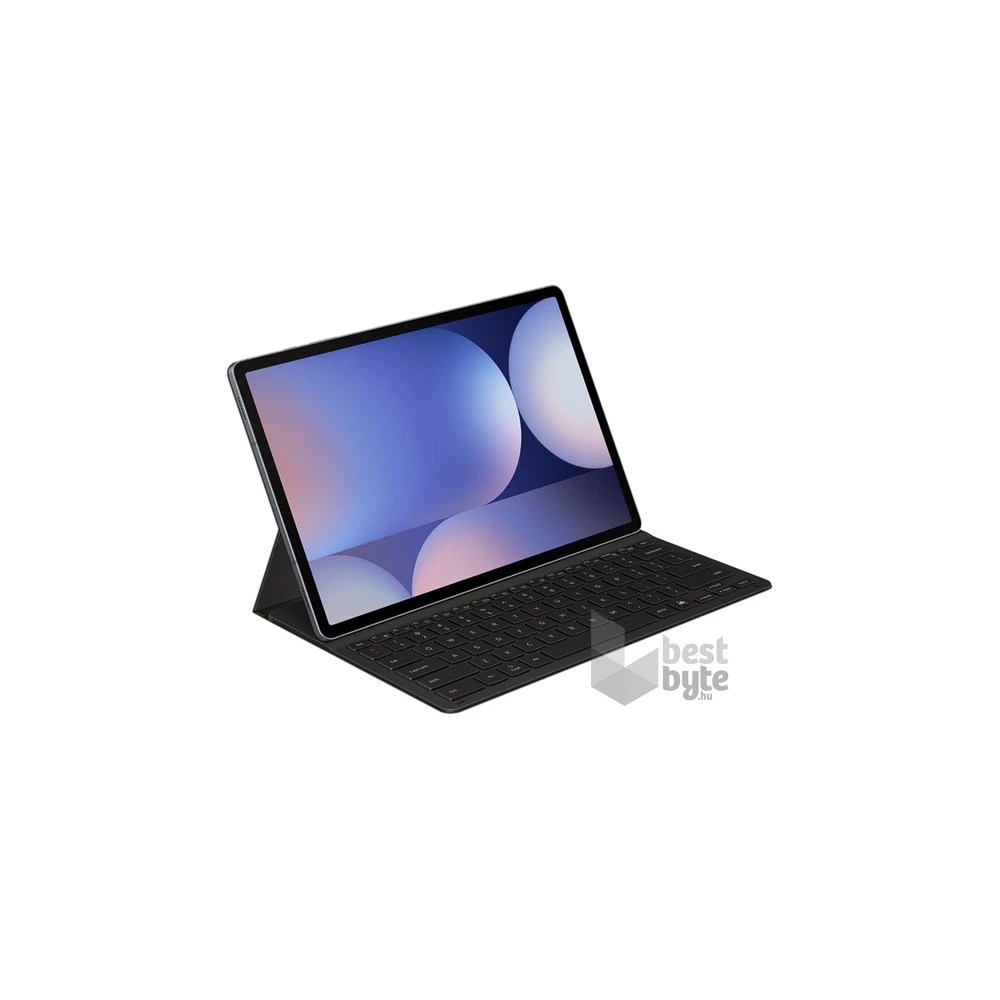 Samsung EF-DX820BBEGGB Galaxy Tab S10 Plus LTE / WIFI fekete bőr hatású oldalra nyíló billentyűzetes tok