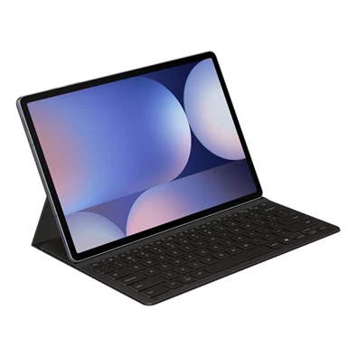 Samsung EF-DX820BBEGGB Galaxy Tab S10 Plus LTE / WIFI fekete bőr hatású oldalra nyíló billentyűzetes tok
