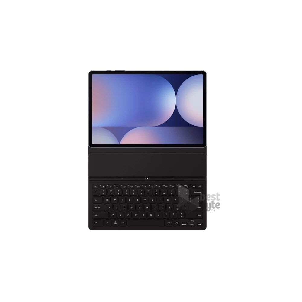 Samsung EF-DX820BBEGGB Galaxy Tab S10 Plus LTE / WIFI fekete bőr hatású oldalra nyíló billentyűzetes tok