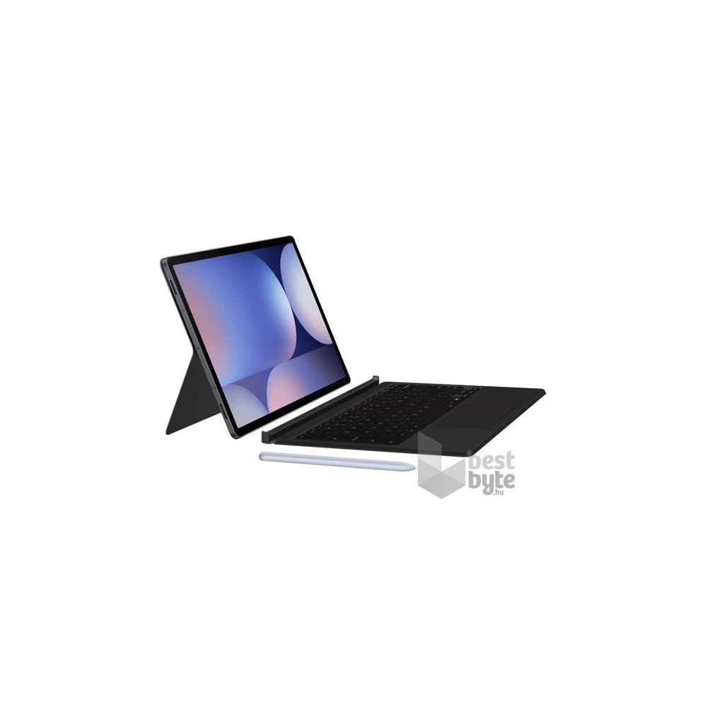 Samsung EF-DX825BBEGGB Galaxy Tab S10 Plus LTE (SM-X826B) / WIFI (SM-X820) fekete bőr hatású billentyűzetes tok
