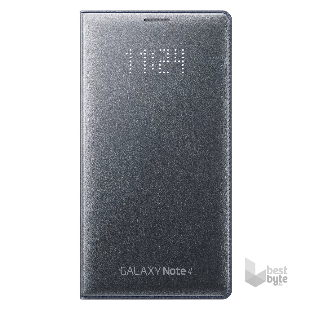 Samsung EF-NN910BCEG Galaxy Note 4 fekete flip LED tok