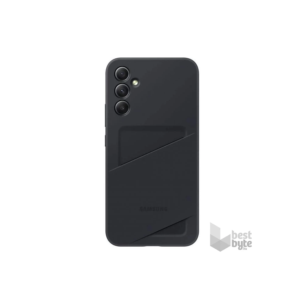 Samsung EF-OA346TBEGWW Galaxy A34 5G fekete kártyatartós hátlap