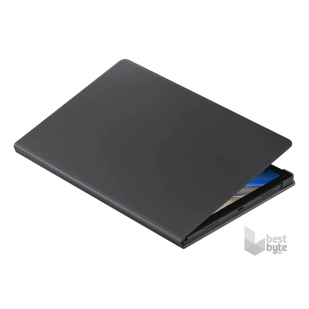 Samsung EF-BX200PJEGWW Galaxy Tab A8 10.5 LTE (2021) SM-X205 / WIFI (2021) SM-X200 szürke bőr hatású oldalra nyíló tok