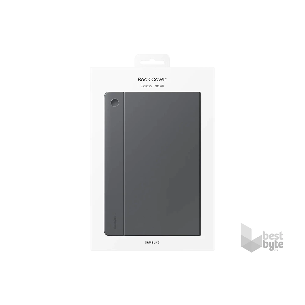 Samsung EF-BX200PJEGWW Galaxy Tab A8 10.5 LTE (2021) SM-X205 / WIFI (2021) SM-X200 szürke bőr hatású oldalra nyíló tok