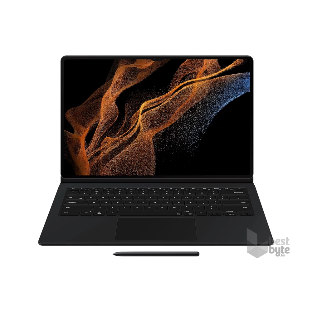 Samsung EF-DX900BBEGGB Galaxy Tab S8 Ultra fekete oldalra nyíló tok