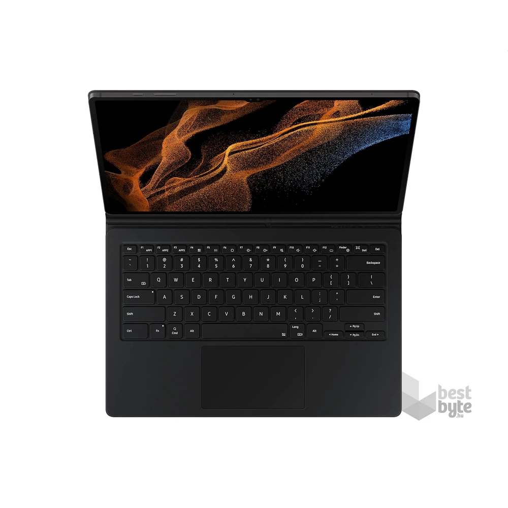 Samsung EF-DX900BBEGGB Galaxy Tab S8 Ultra fekete oldalra nyíló tok