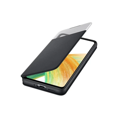 Samsung EF-EA336PBEGEE Galaxy A33 5G (SM-A336) fekete oldalra nyíló tok