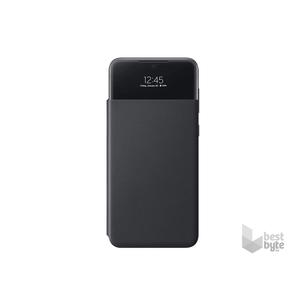Samsung EF-EA336PBEGEE Galaxy A33 5G (SM-A336) fekete oldalra nyíló tok