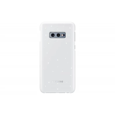 Samsung EF-KG970CWEG Galaxy S10e fehér LED cover hátlap