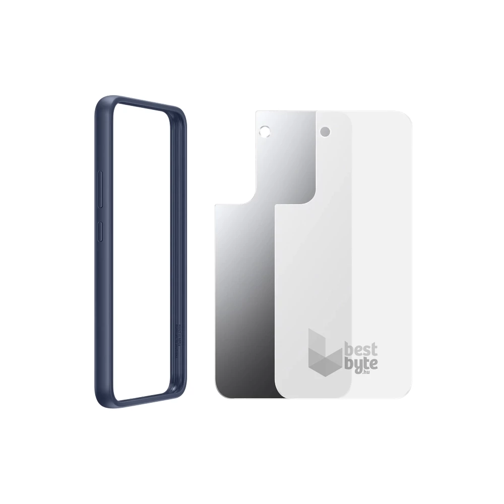 Samsung EF-MS906CNEGWW Galaxy S22 Plus frame cover tengerészkék védőtok