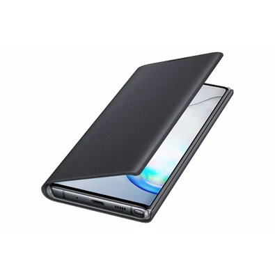 Samsung EF-NN970PBEG Galaxy Note 10 fekete LED cover flip tok