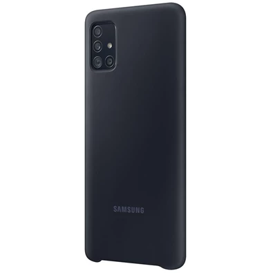 Samsung EF-PA515TBEG Galaxy A51 fekete szilikon hátlap