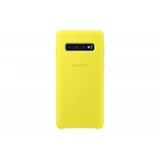 Samsung EF-PG973TYEG Galaxy S10 sárga szilikon védőtok