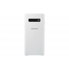 Samsung EF-PG975TWEG Galaxy S10+ fehér szilikon védőtok