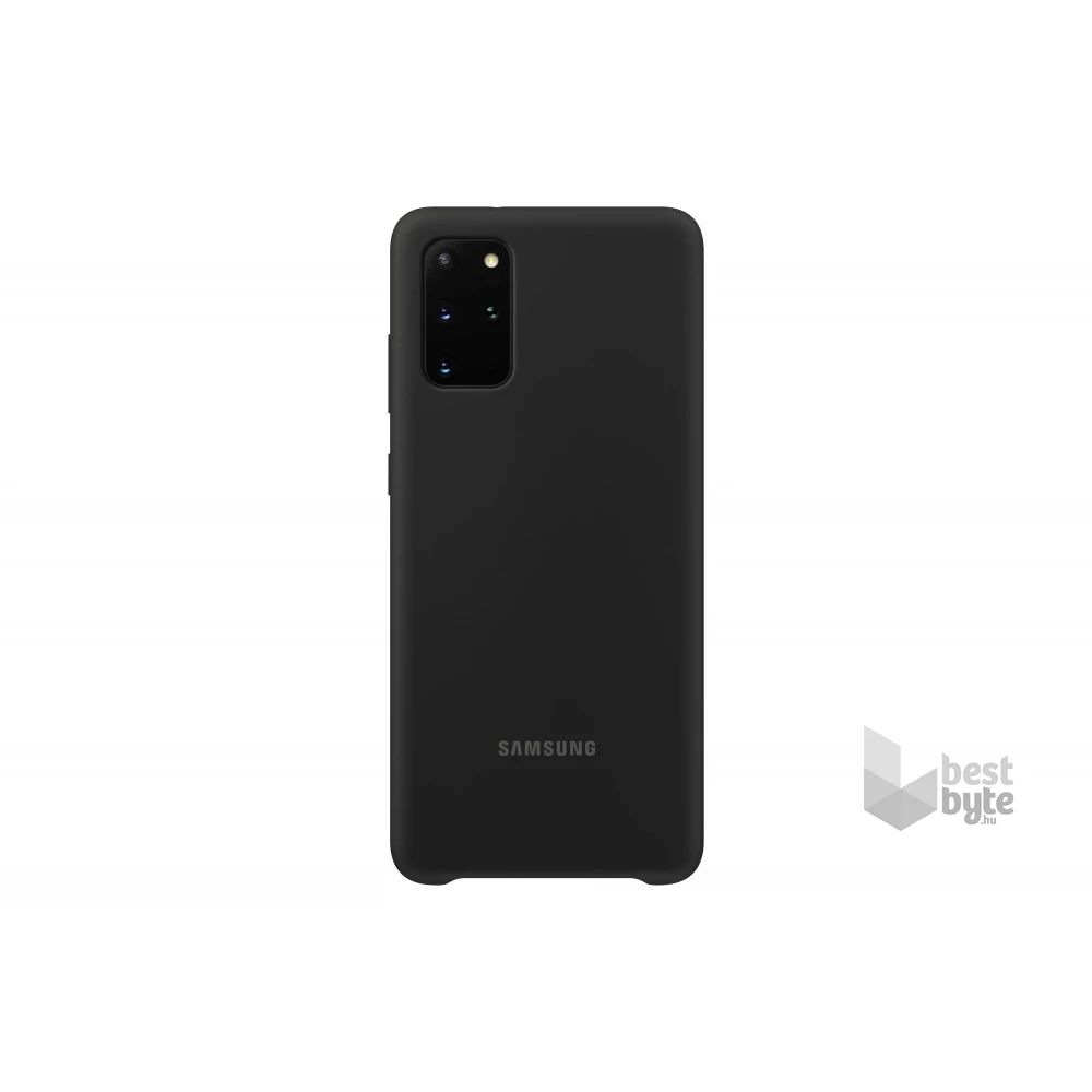 Samsung EF-PG985TBEGEU Galaxy S20+ fekete szilikon hátlap
