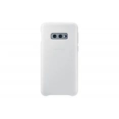 Samsung EF-VG970LWEG Galaxy S10e fehér bőr hátlap