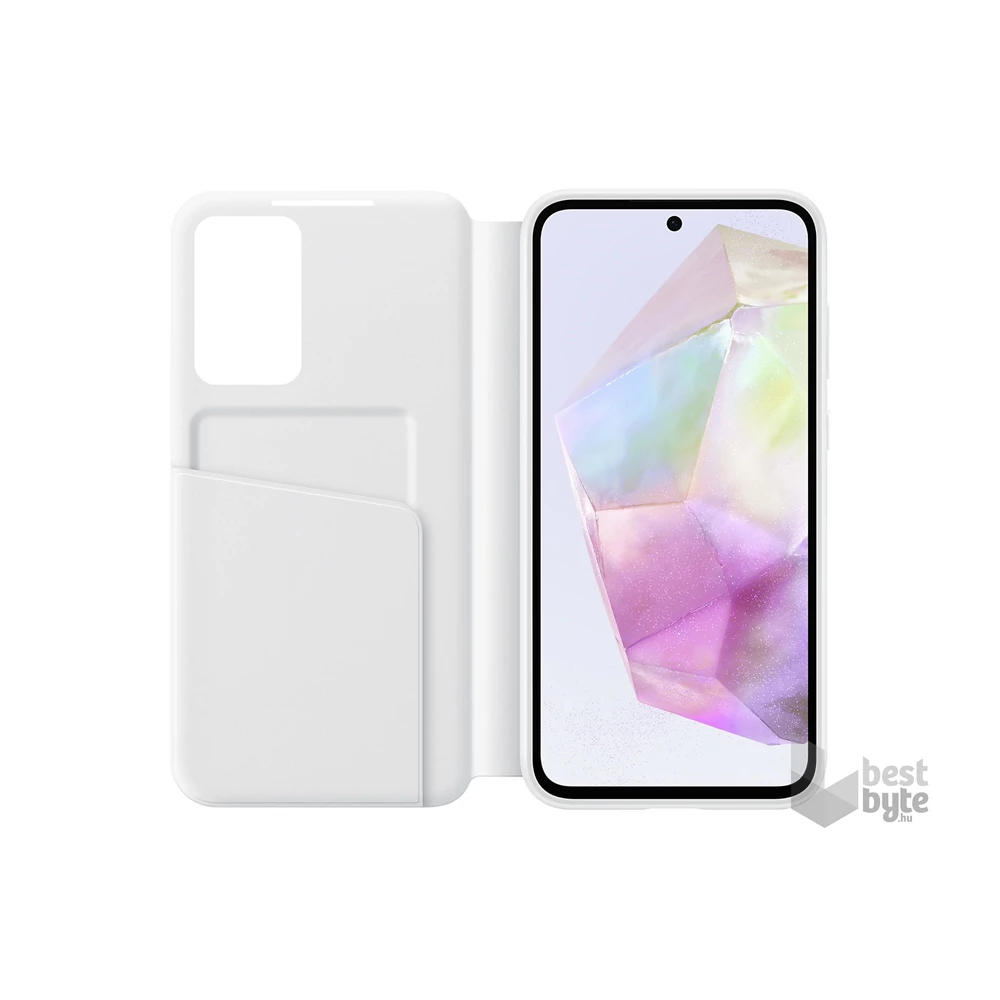 Samsung EF-ZA356CWEGWW Galaxy A35 5G (SM-A356) fehér oldalra nyíló tok
