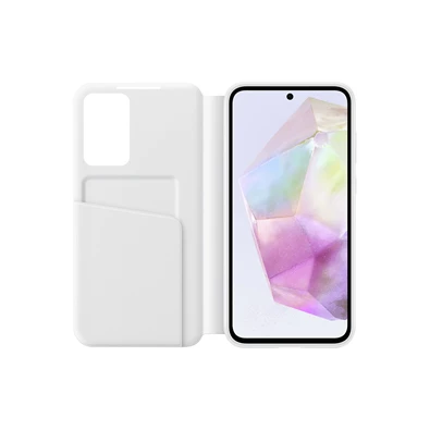Samsung EF-ZA356CWEGWW Galaxy A35 5G (SM-A356) fehér oldalra nyíló tok