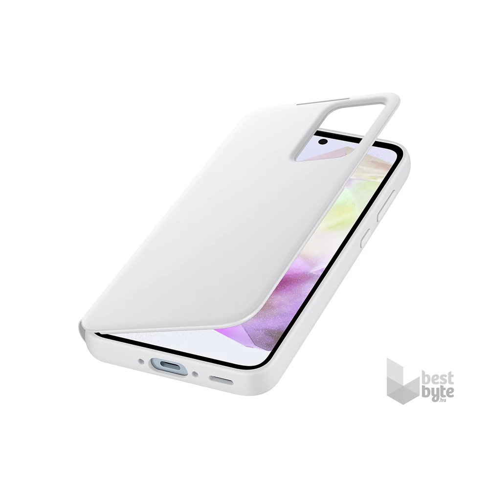 Samsung EF-ZA356CWEGWW Galaxy A35 5G (SM-A356) fehér oldalra nyíló tok