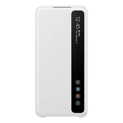 Samsung EF-ZG980CWEGEU Galaxy S20 fehér clear view cover tok