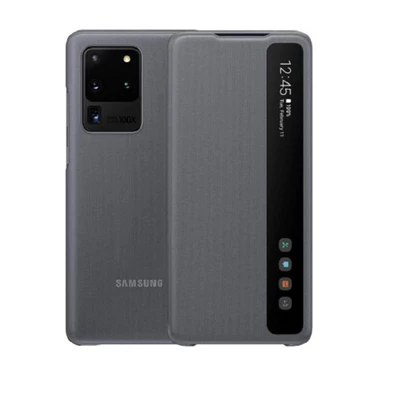 Samsung EF-ZG988CJEGEU Galaxy S20 Ultra szürke clear view cover tok