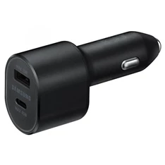 Samsung EP-L5300XBEG 45W USB/Type-C fekete autós töltő + Type-C kábel