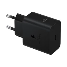 Samsung EP-T4511XBE Super Fast 45W Type-C fekete hálózati töltő + Type-C adat- és töltőkábel