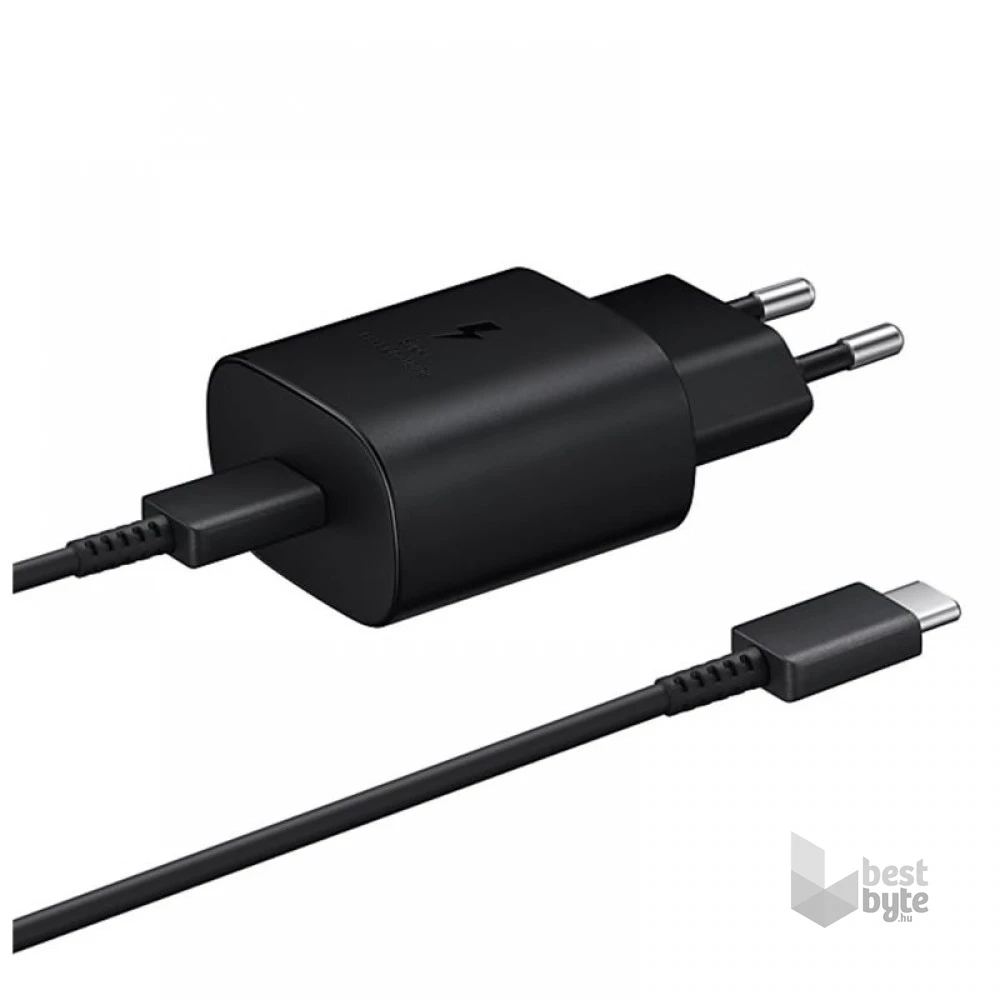 Samsung EP-TA800XBEG 25W USB Type-C fekete hálózati töltő
