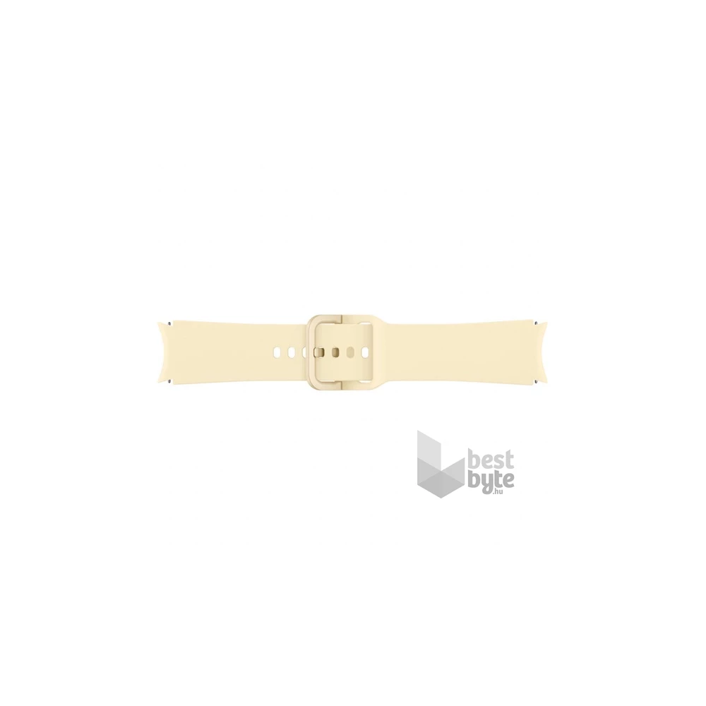 Samsung ET-SFR86SUEGEU Galaxy Watch 4 eSIM 44mm (SM-R875) / (SM-R870) / 4 Classic 42 mm (SM-R880) bézs szilikon óraszíj