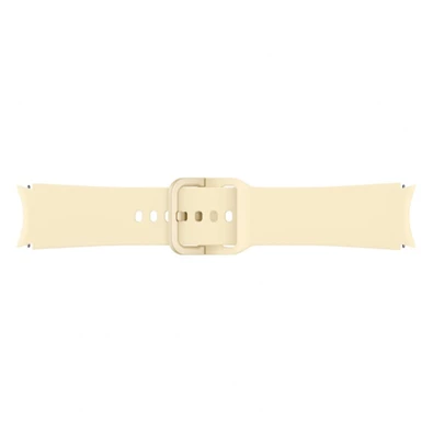 Samsung ET-SFR86SUEGEU Galaxy Watch 4 eSIM 44mm (SM-R875) / (SM-R870) / 4 Classic 42 mm (SM-R880) bézs szilikon óraszíj
