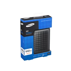 Samsung 2,5" 640GB külső USB3.0 fekete M2 winchester