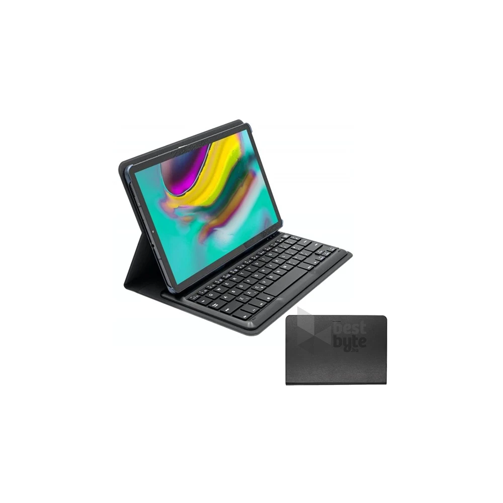 Samsung GP-FBP615TGABG Galaxy Tab S6 Lite 10.4 LTE (SM-P615) 2020 fekete billentyűzetes tok