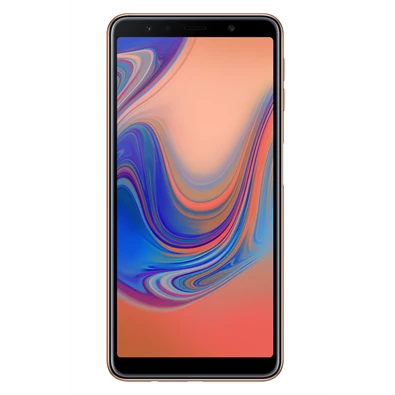Samsung Galaxy A7 (2018) SM-A750DS 6" LTE 64GB Dual SIM arany okostelefon