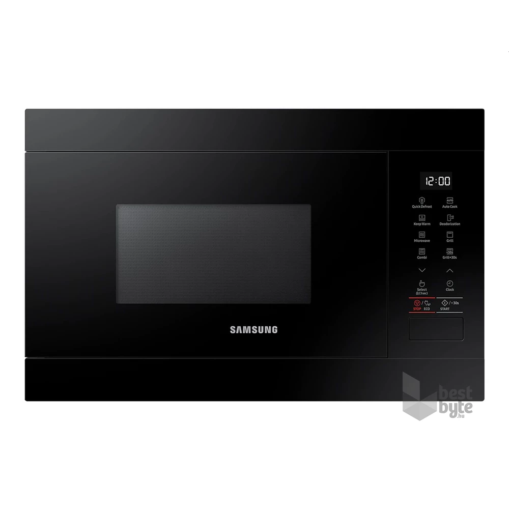 Samsung MG22M8254AK/E2 1300W 22L fekete beépíthető mikrohullámú sütő