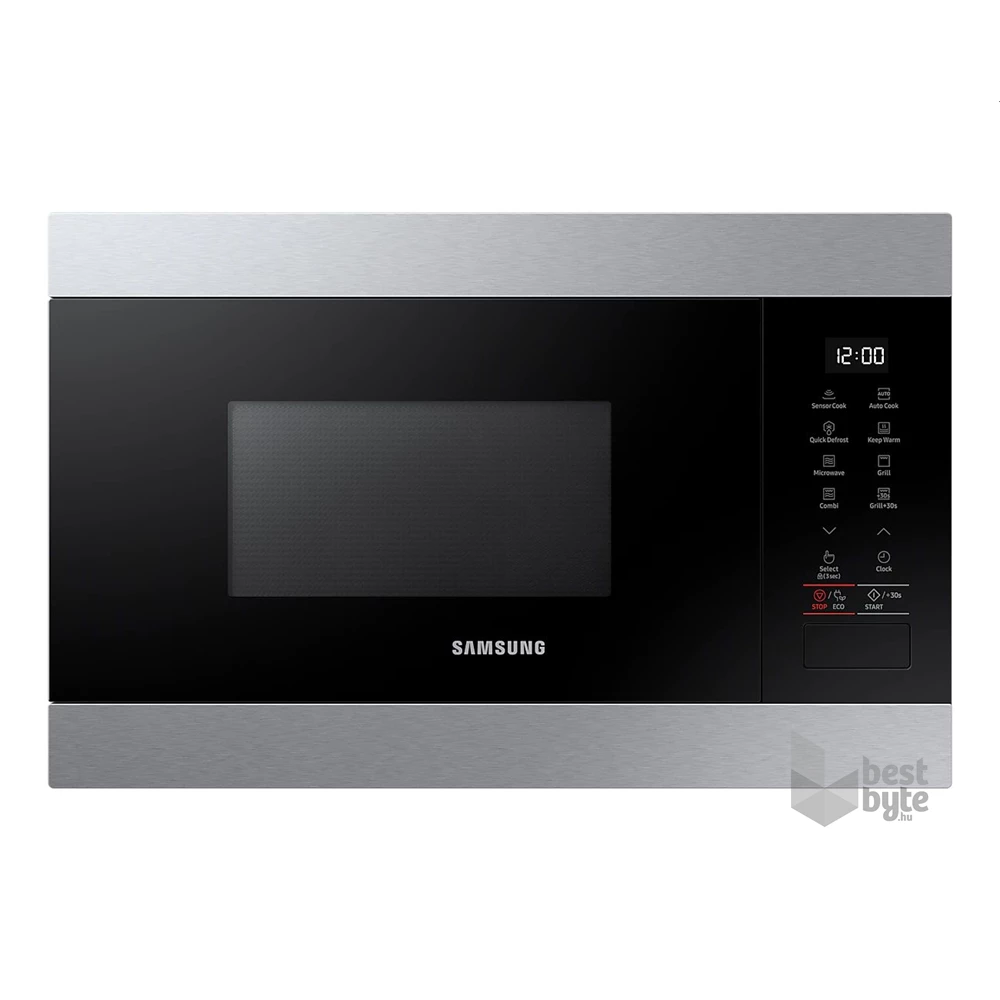 Samsung MG22M8274AT/E2 1300W 22L ezüst beépíthető mikrohullámú sütő