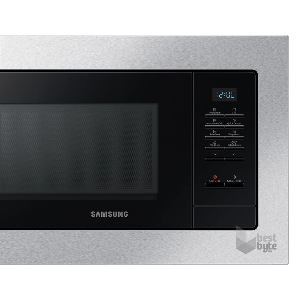 Samsung MG23A7013CT/EO 1300W 23L ezüst beépíthető mikrohullámú sütő