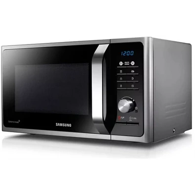 Samsung MG23F301TAS/EO 800W 23L ezüst-fekete mikrohullámú sütő (Újszerű)