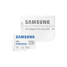 Samsung MicroSD kártya - 256GB MB-MJ256KA/EU (PRO Endurance, Class10, R100/W40, adapter, 256GB)