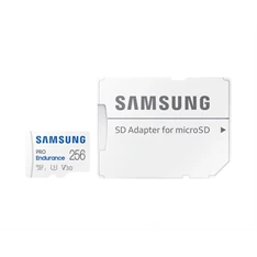 Samsung MicroSD kártya - 256GB MB-MJ256KA/EU (PRO Endurance, Class10, R100/W40, adapter, 256GB)