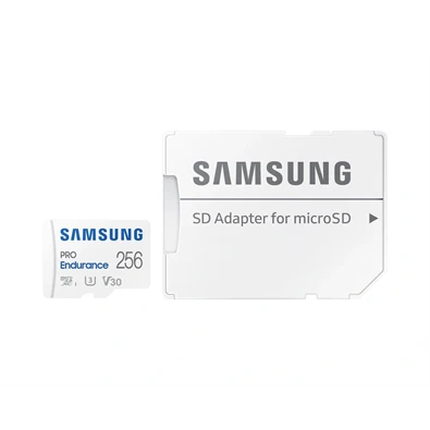 Samsung MicroSD kártya - 256GB MB-MJ256KA/EU (PRO Endurance, Class10, R100/W40, adapter, 256GB)