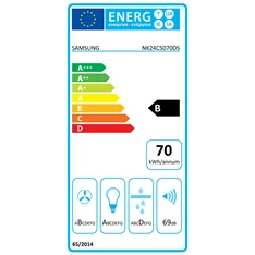 Samsung NK24C5070DS/UR kürtős fali páraelszívó