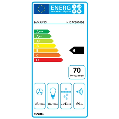 Samsung NK24C5070DS/UR kürtős fali páraelszívó