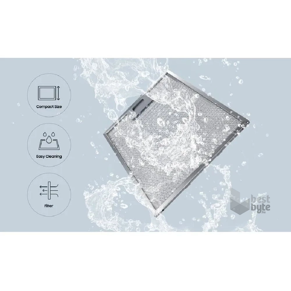 Samsung NK24C5070US/ÚR inox, szabadonálló, hagyományos, méret:60 cm, zajszint:75 dB, páraelszívó