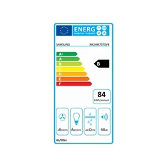 Samsung NK24M7070VB/UR fekete, beépíthető, kürtős, méret:59,8 cm, zajszint:68 dB, páraelszívó
