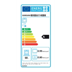 Samsung NV68A1140BK/OL fekete, beépíthető, sütőtér: 68L, grill, légkeverés, katalitikus, sütő