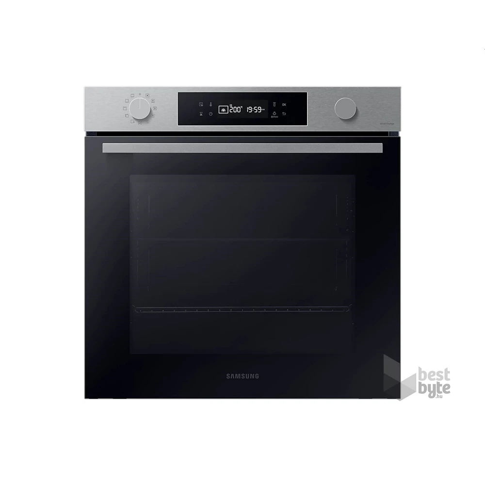 Samsung NV7B41301AS/U3 inox, beépíthető, sütőtér: 76L, grill, légkeverés, pirolitikus, sütő