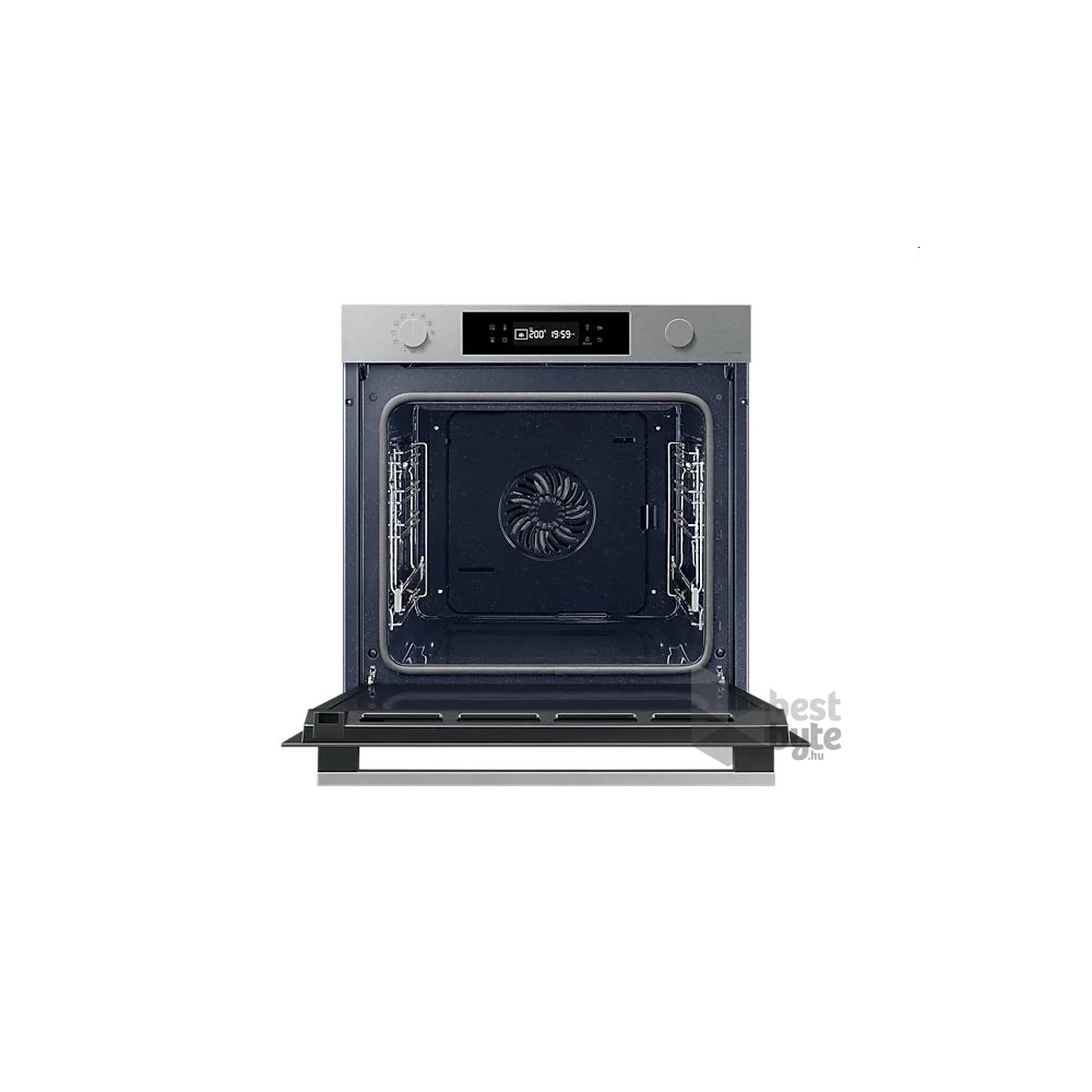 Samsung NV7B41301AS/U3 inox, beépíthető, sütőtér: 76L, grill, légkeverés, pirolitikus, sütő