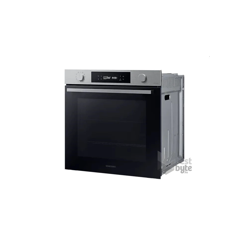 Samsung NV7B41301AS/U3 inox, beépíthető, sütőtér: 76L, grill, légkeverés, pirolitikus, sütő
